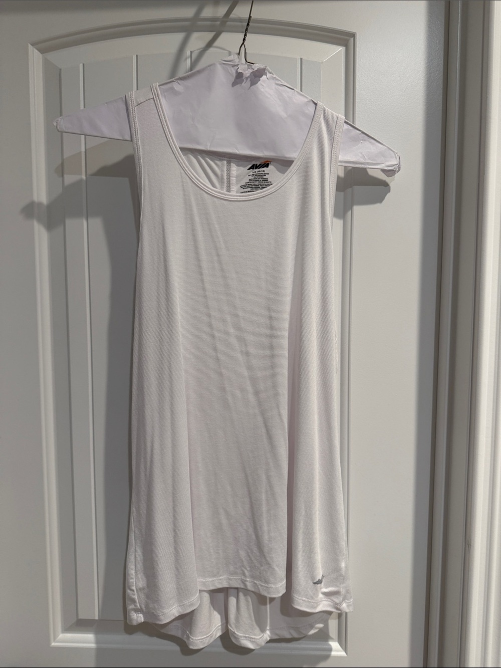 Avia White Athletic Women's Tank Top